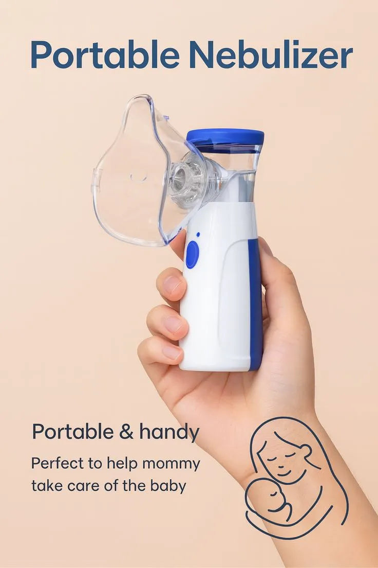 58% Offer-Mini Wireless Nebulizer for Kids & Adults