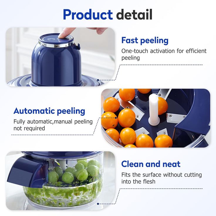 Smart Rechargeable Fruit Peeler