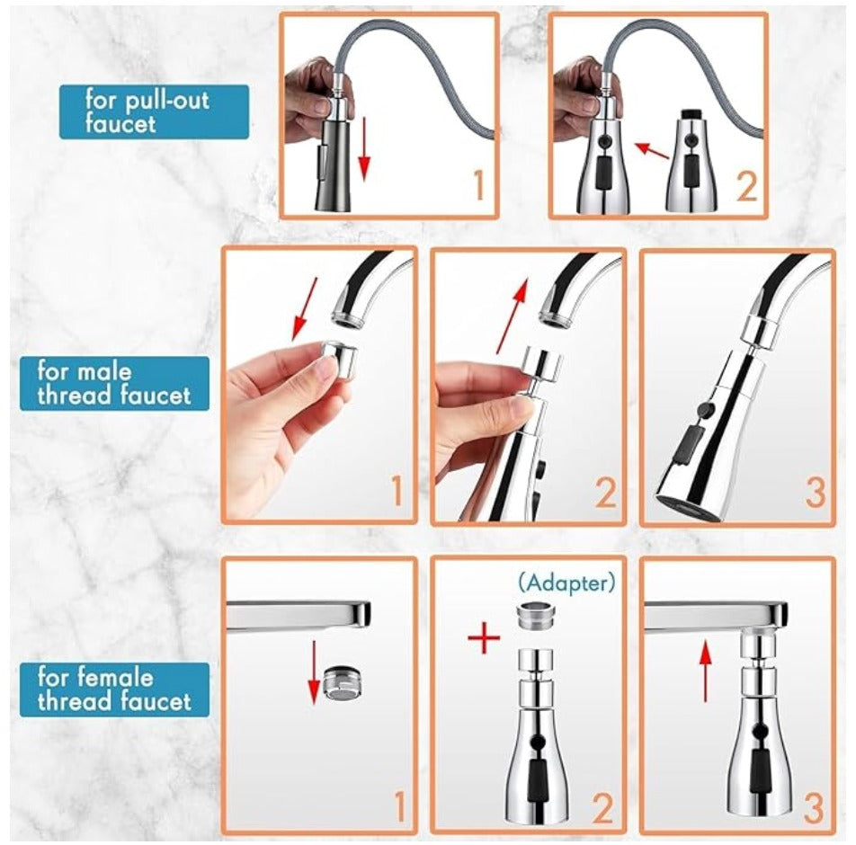 Kitchen Tap Extender for Sink