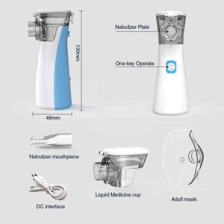 58% Offer-Mini Wireless Nebulizer for Kids & Adults