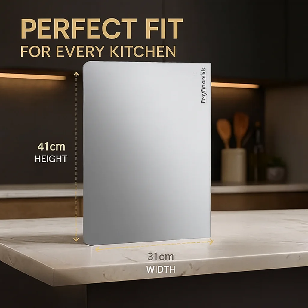 Multi-Purpose Stainless Steel Cutting Board (41x31 cm) big size