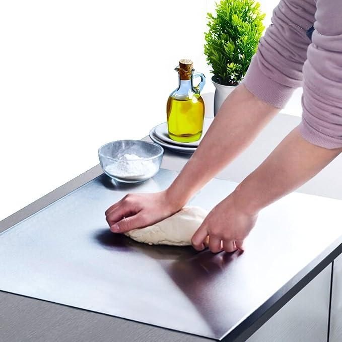 Multi-Purpose Stainless Steel Cutting Board (41x31 cm) big size