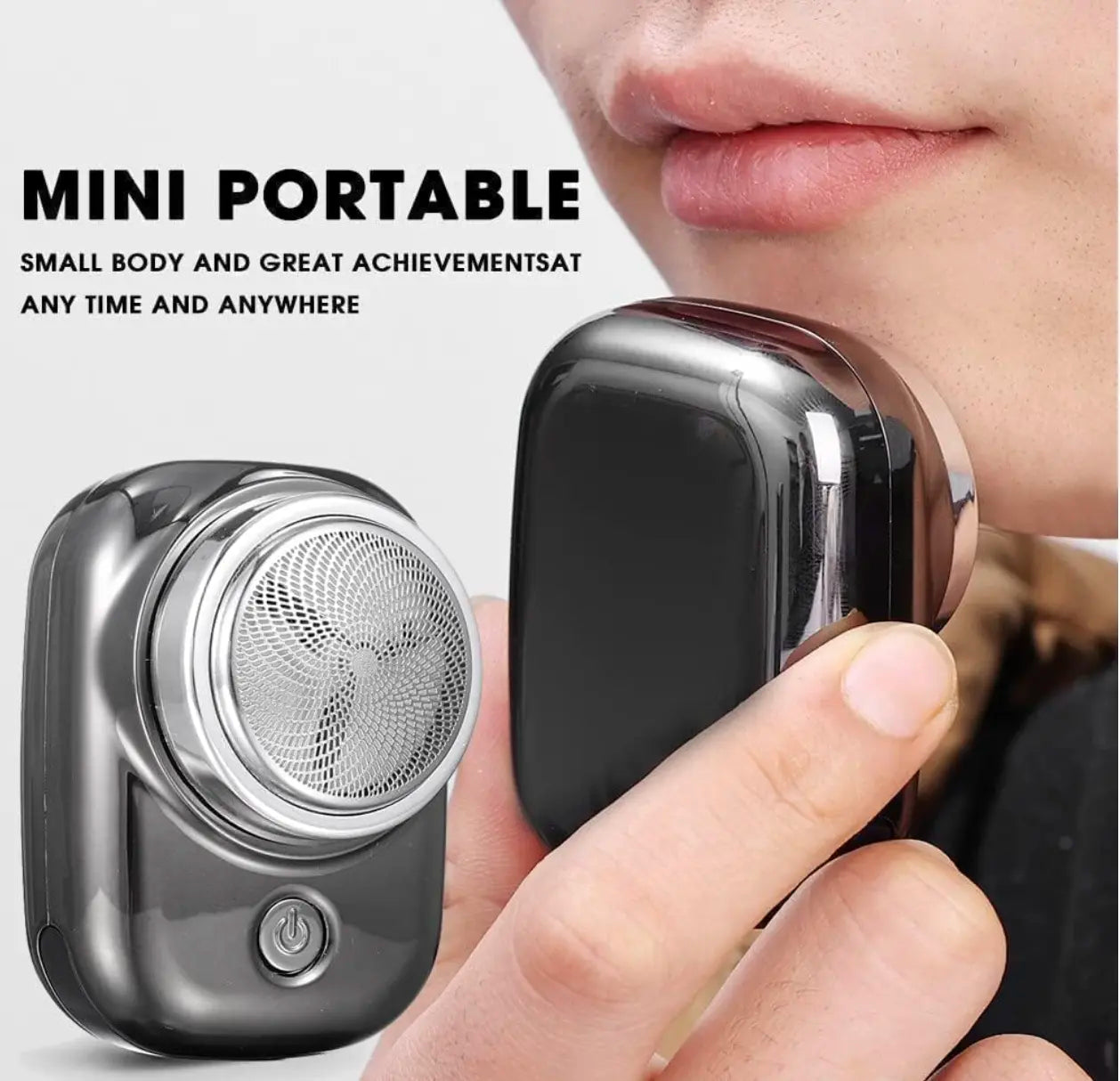 Portable Mini Shaver USB Rechargeable Pocket Beard Trimmer