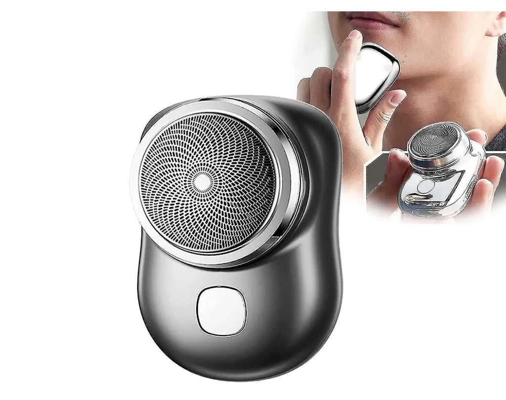 Portable Mini Shaver USB Rechargeable Pocket Beard Trimmer